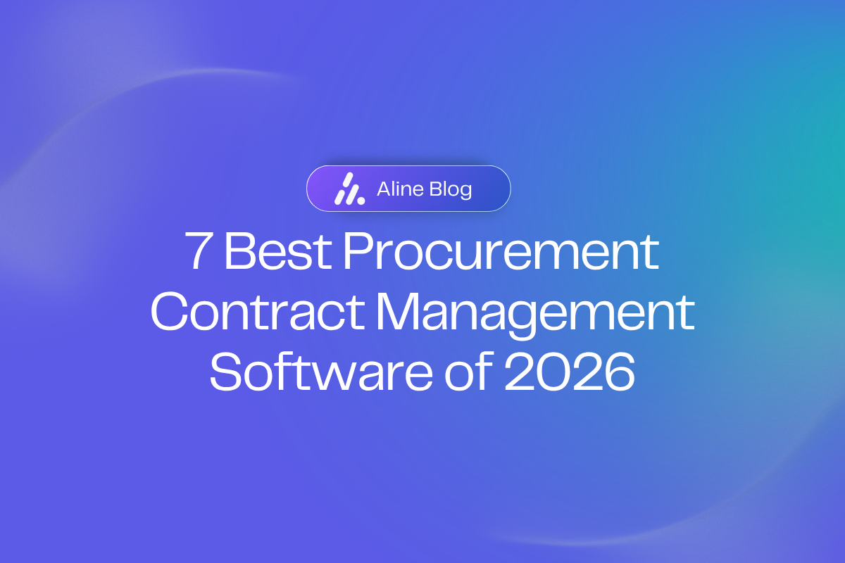 Procurement Contract Management Software