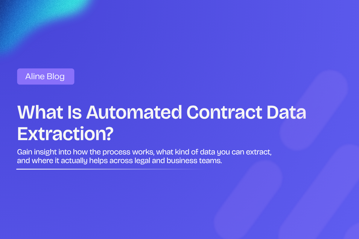 Automated Contract Data Extraction