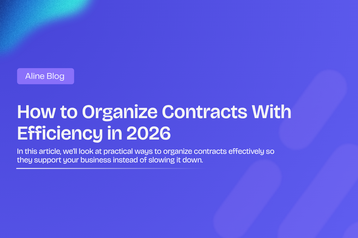 How to Organize Contracts