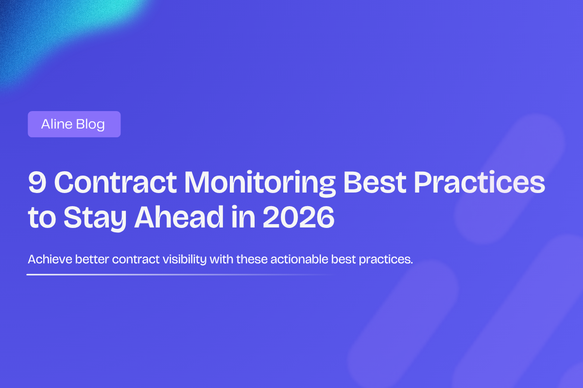 Contract Monitoring Best Practices