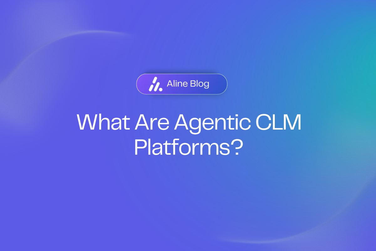 Agentic CLM Platforms