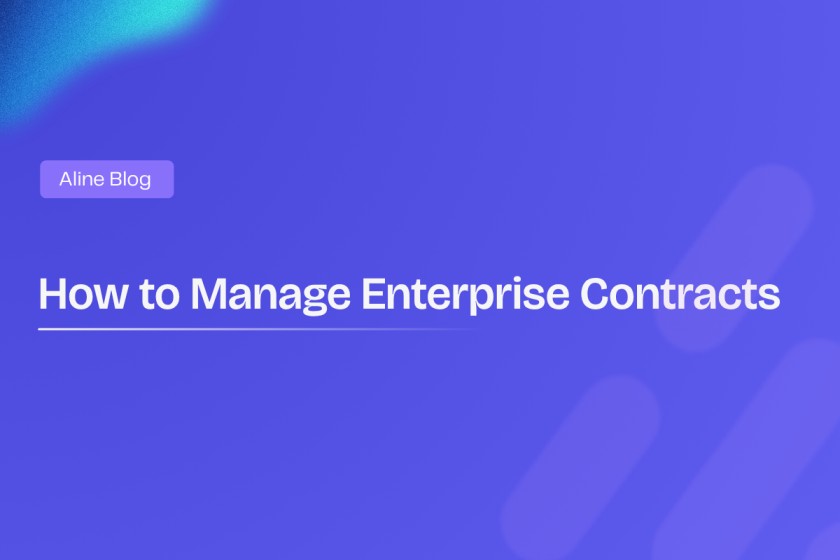 How to Manage Enterprise Contracts