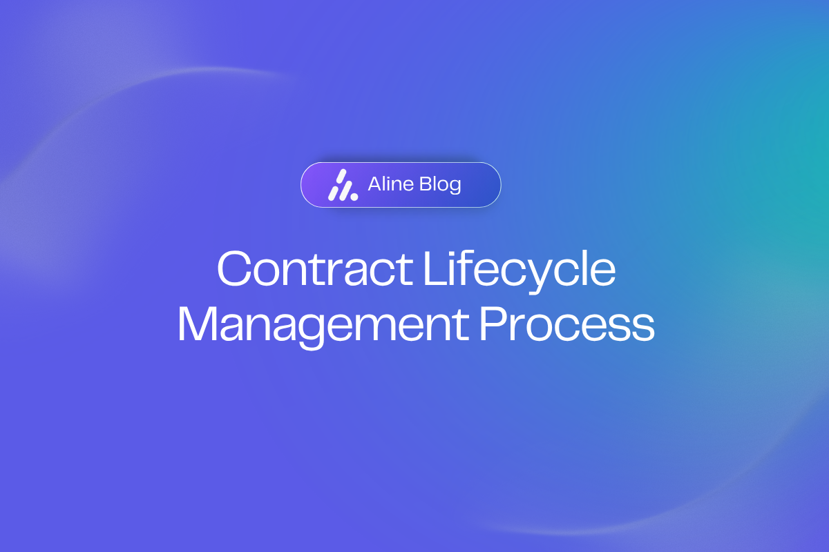 Contract Lifecycle Management Process