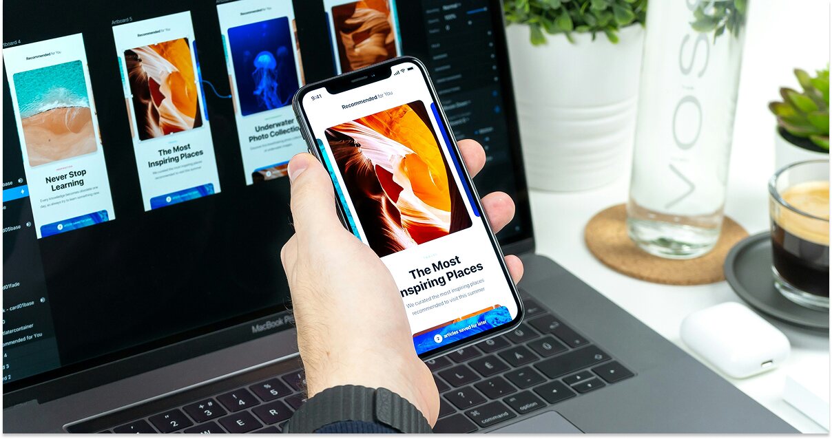 Onze UI/UI design in proces