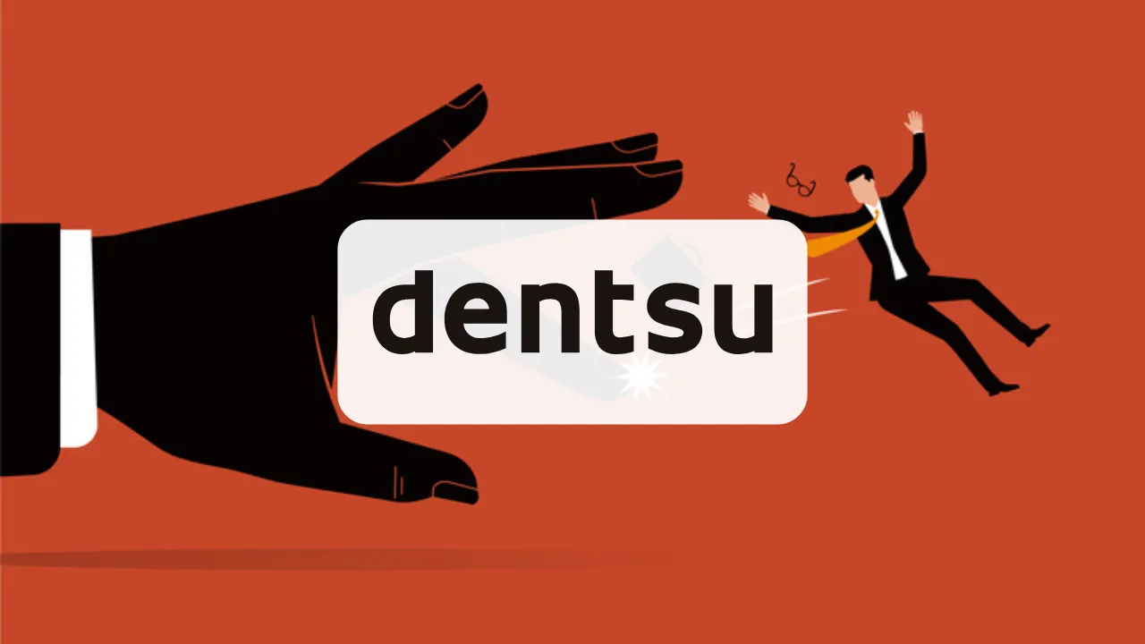 Image showing Dentsu laying off employees. 