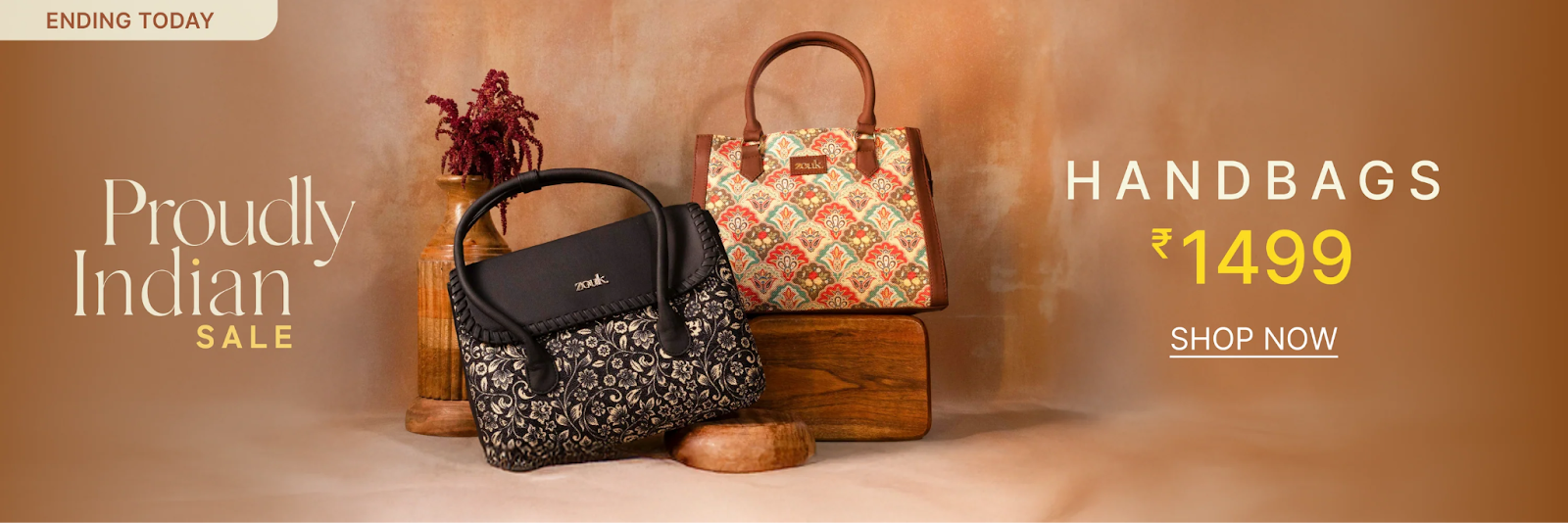  Image showing promotion of Zouk bags