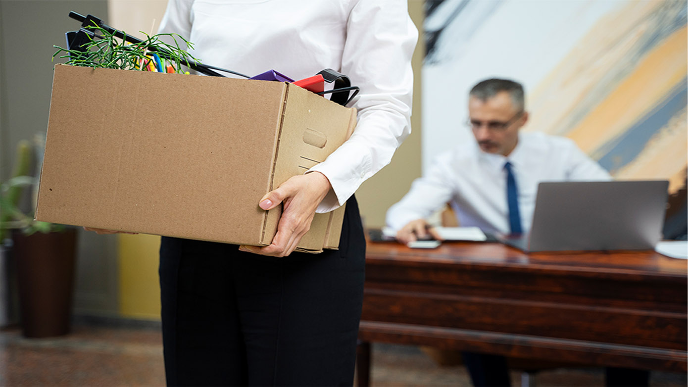  Image showing a layoff in a digital advertising agency. 