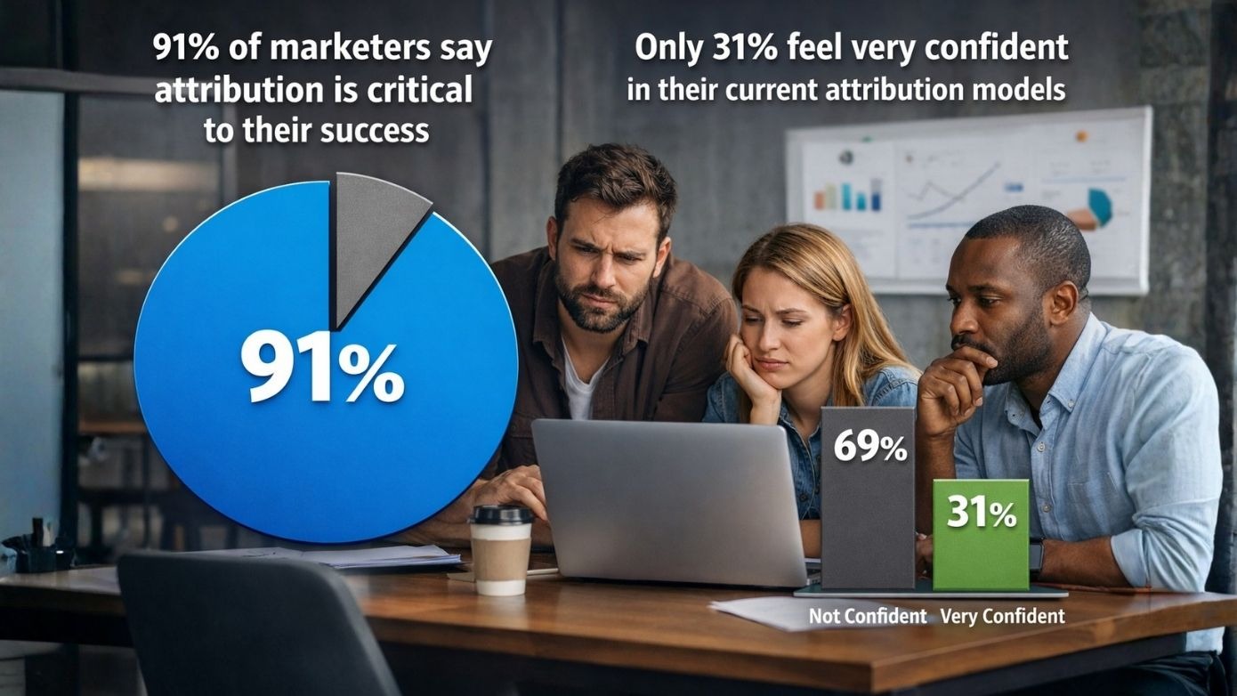 Statistics on attribution models and their trustworthiness.