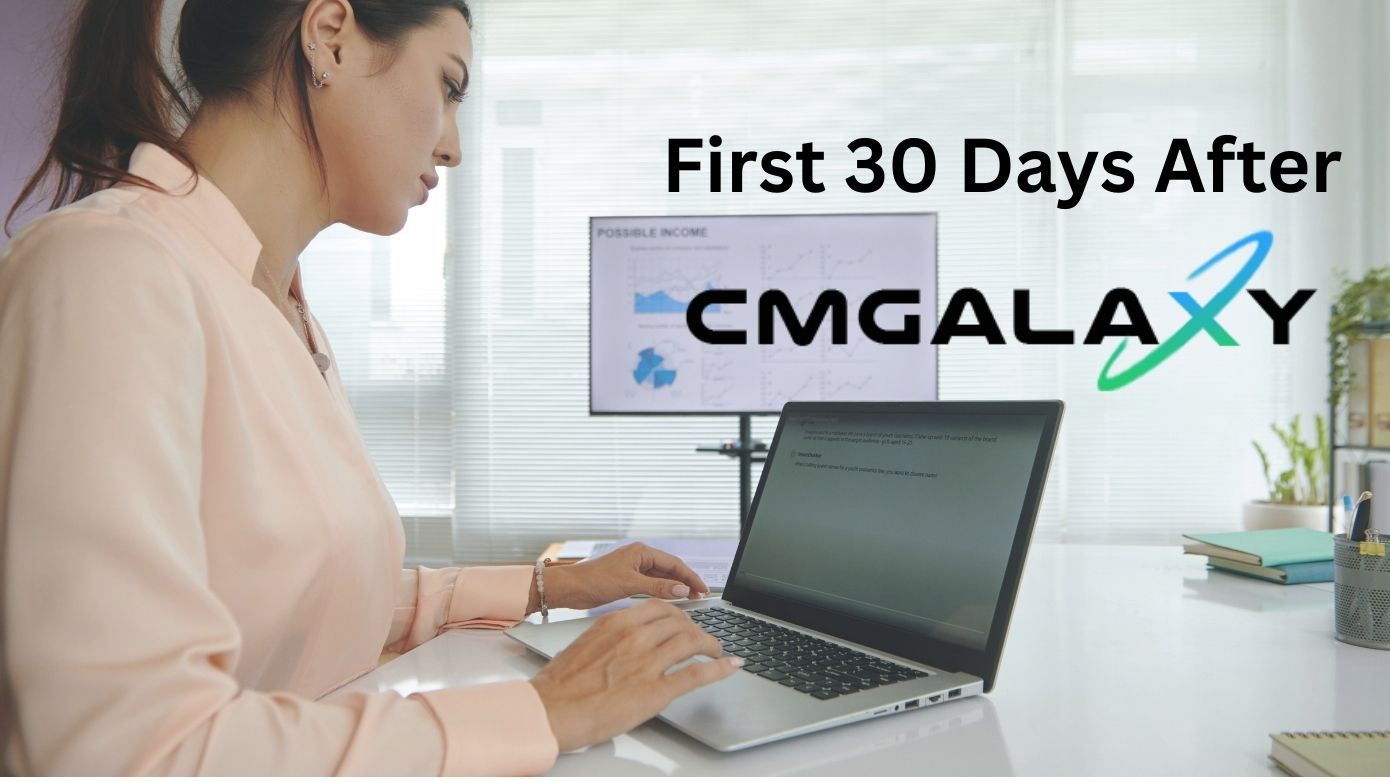 Marketing professional using CMGalaxy to understand marketing analytics. 