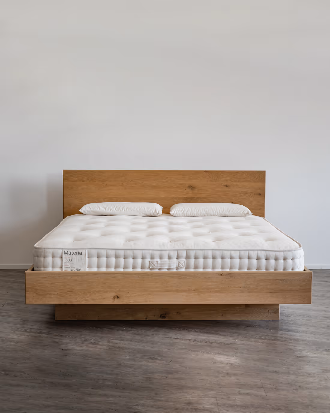 Letto con materasso Sostenibile e Riciclabile Materia