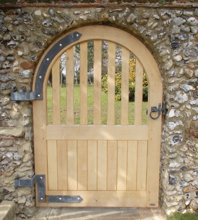 Small Oak Door with Arch top