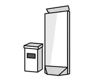 Mirror photo booth illustration