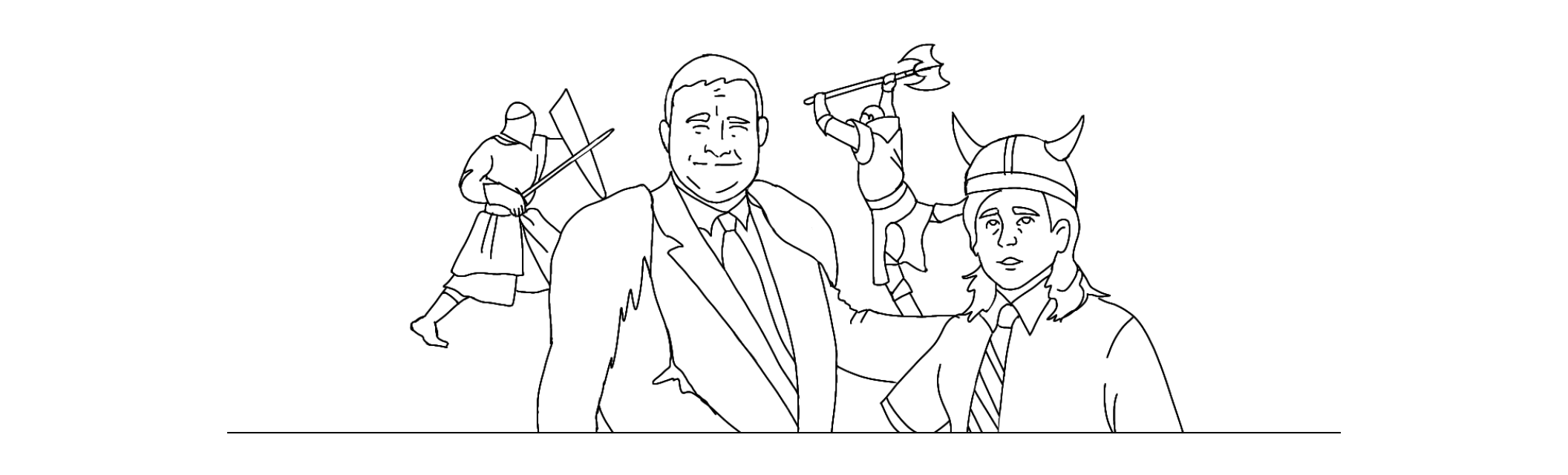 Illustration of a diverse team, representing a 'boot camp' approach to understanding a game's target audience and competitive landscape