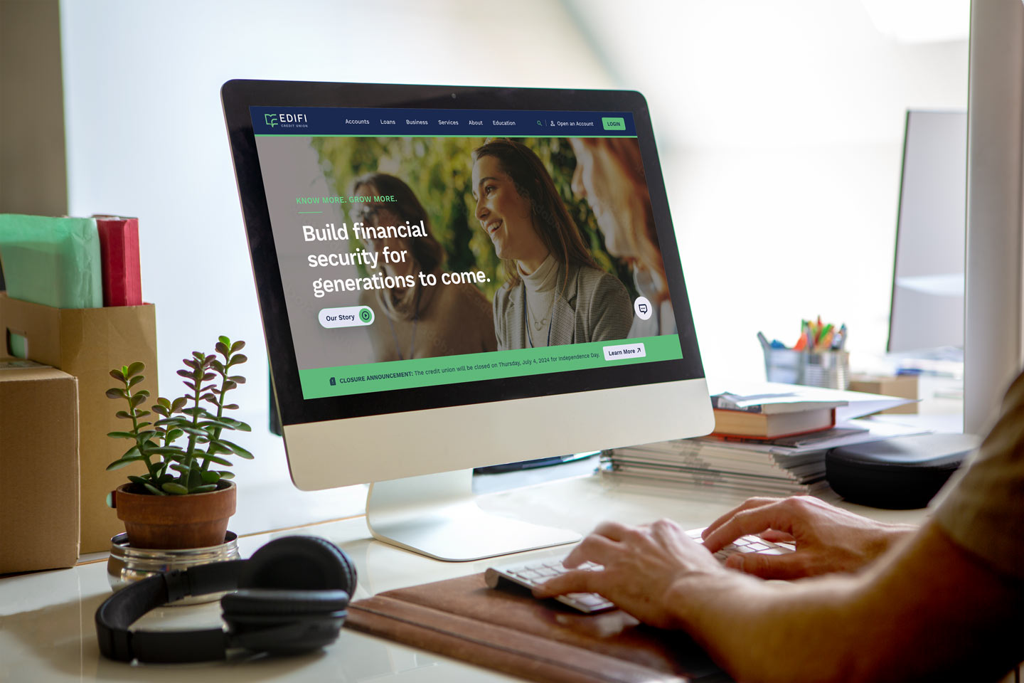 EdiFi Credit Union Website