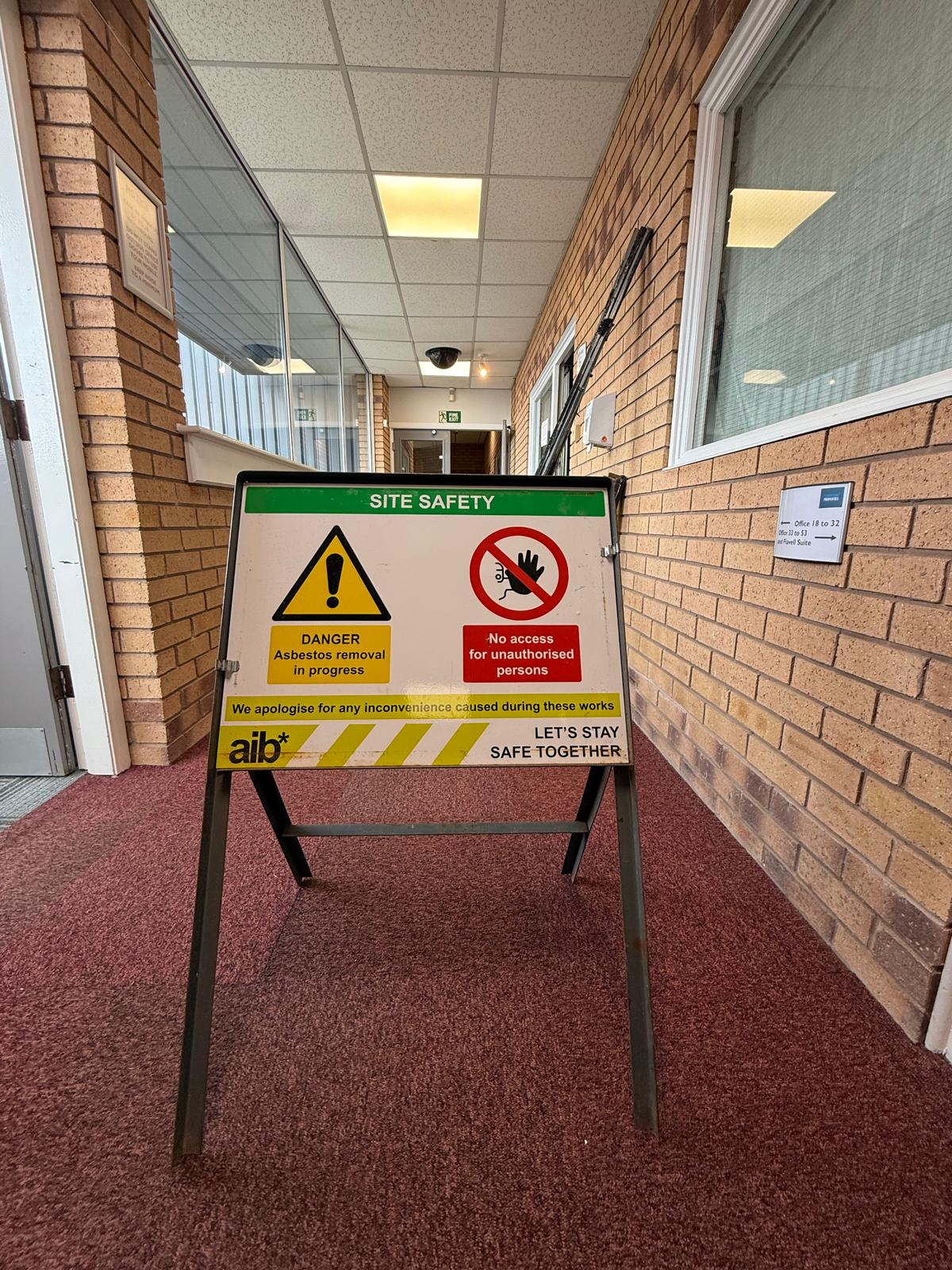Licensed removal in progress — Saltney