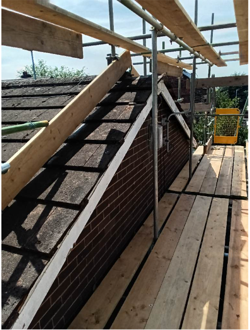 Licensed scaffold access provided by MG Scaffolding