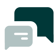 Chat bubbles icon