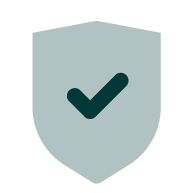 Shield with check mark icon