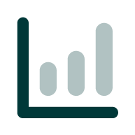 Growth chart icon