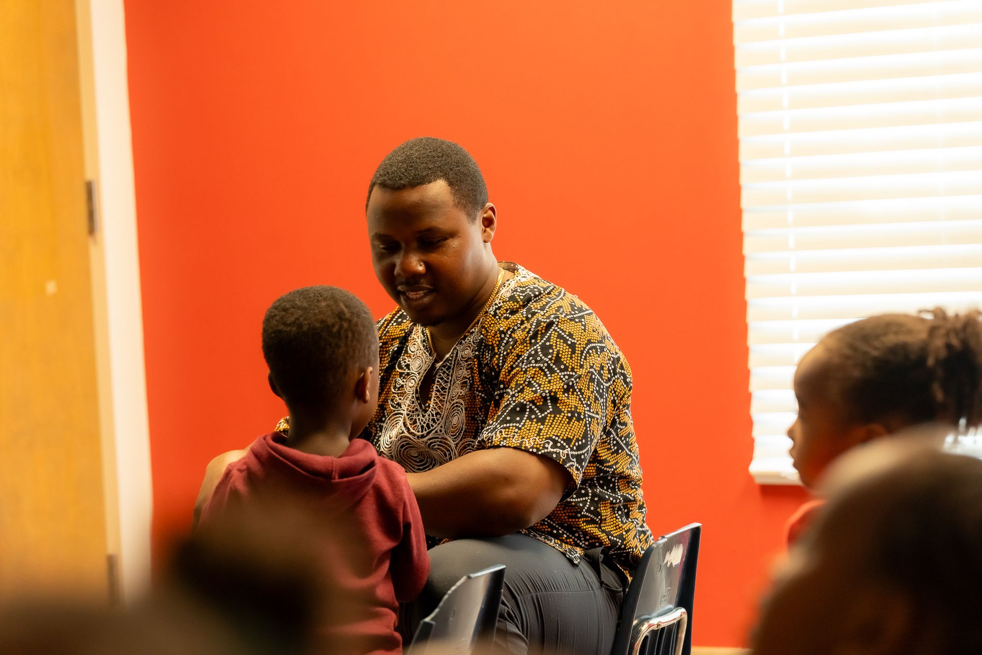 Preschool kids playing