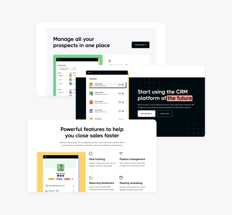 Startech X - 60 Sections What Is Included - Home Page - Tech Startup Webflow Template