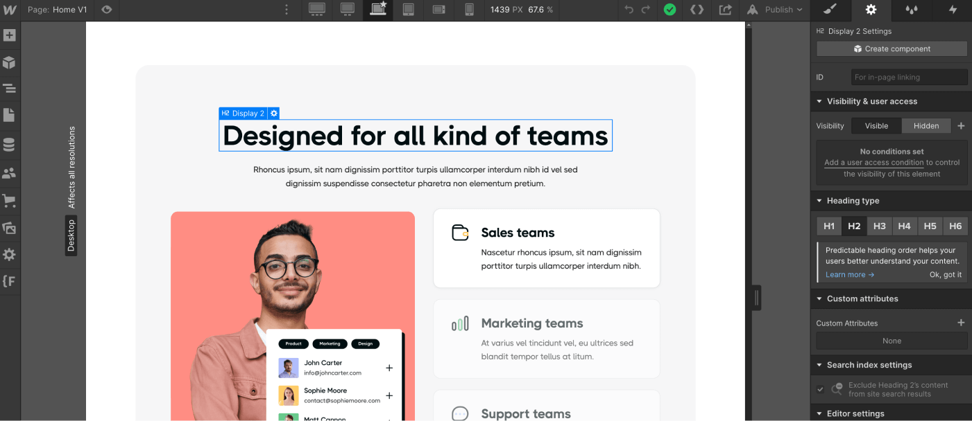 Static Content - Startech X Webflow Template