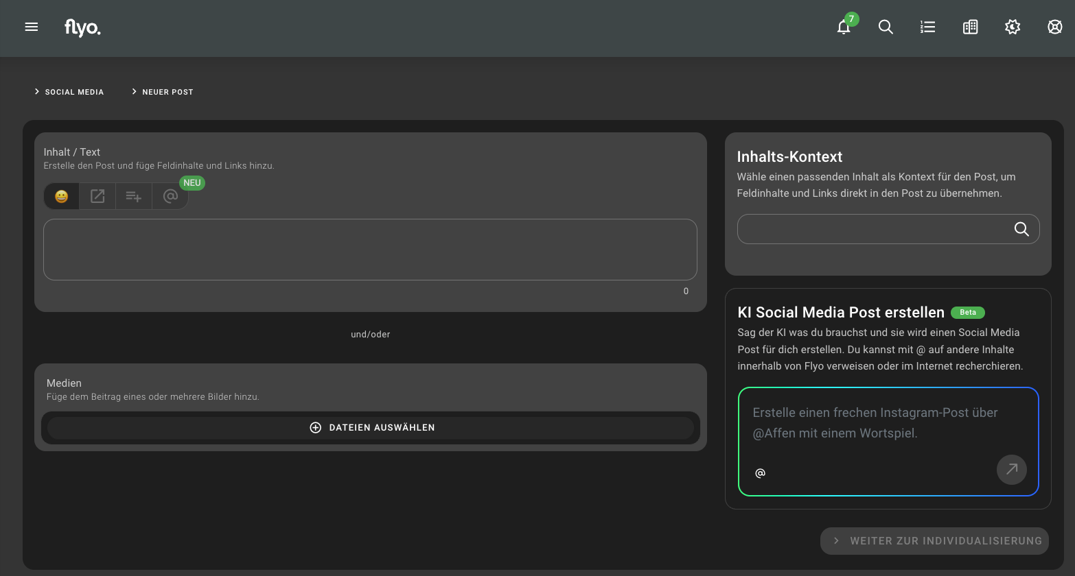 KI für Social Media Posts: automatisiert Inhalte generieren