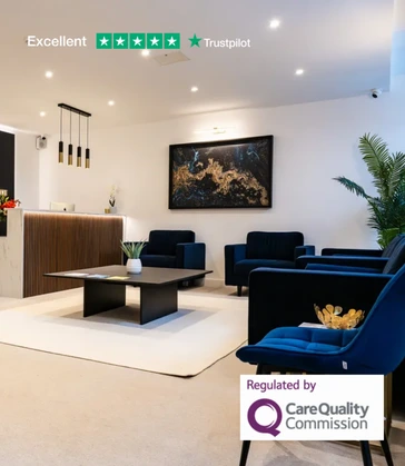 Top at Home's Birmingham Abortion Clinic with Care Quality Commission Logo (CQC)