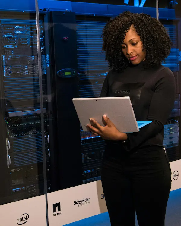 IT team working