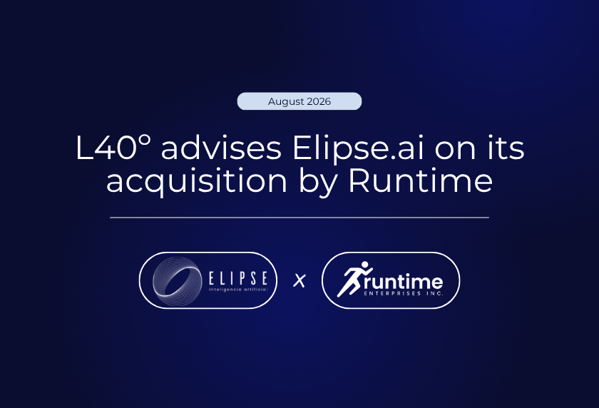 L40° advises Elipse.ai on its acquisition by Runtime Enterprises