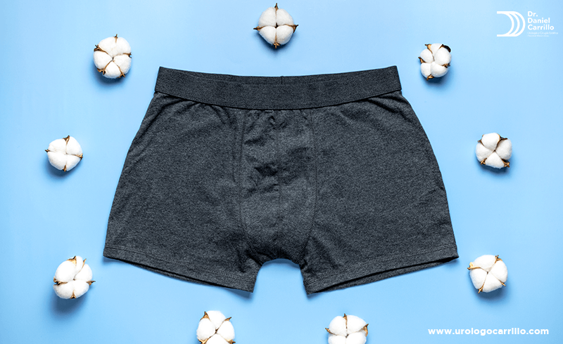 La ropa interior adecuada protege la zona genital contra irritación