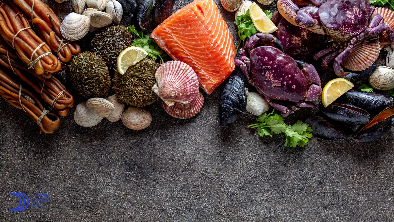 Los alimentos de origen marino son ticos en omega 3 y zinc 