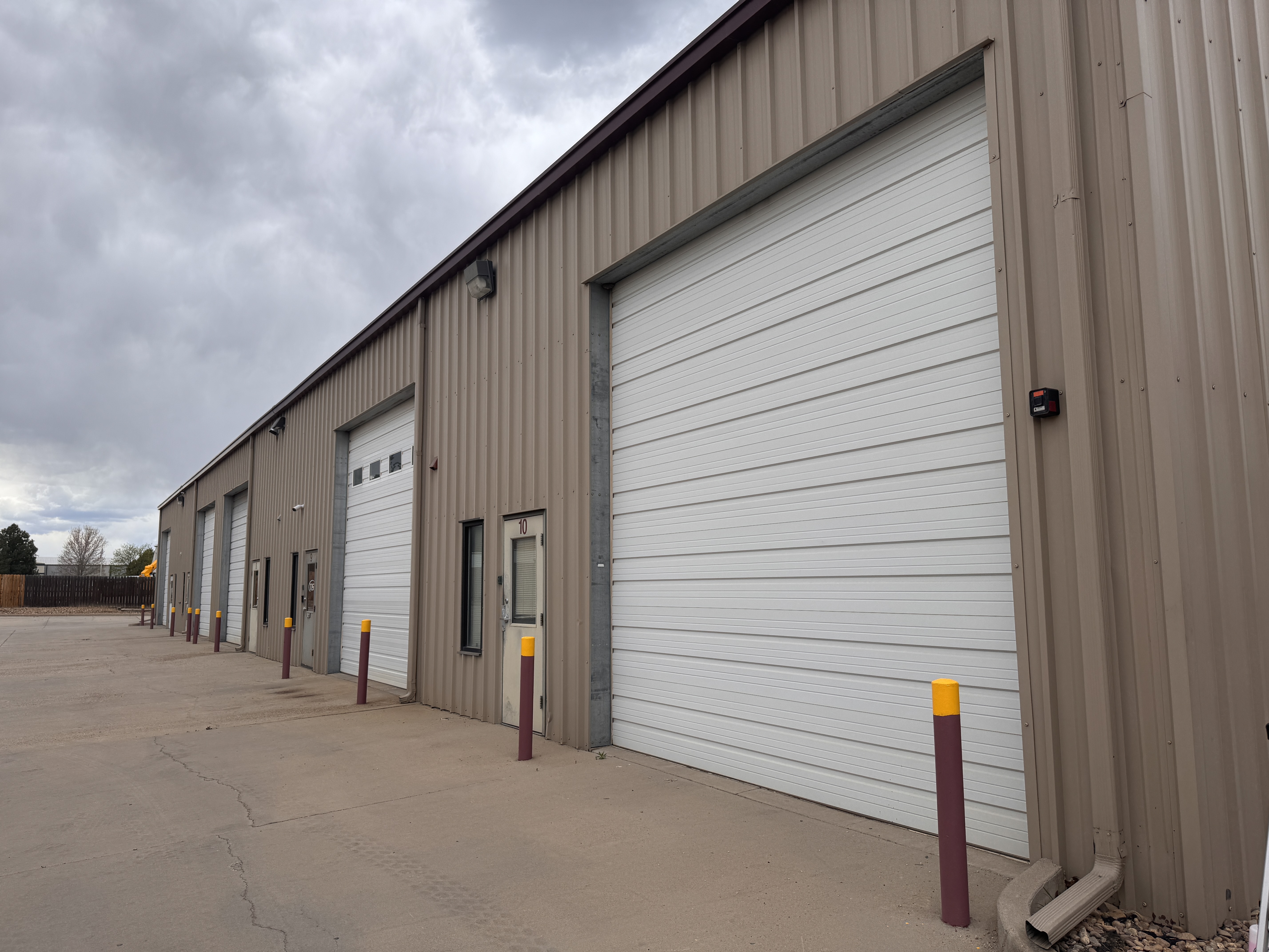 EDCC Building, showing the outside of individual units.