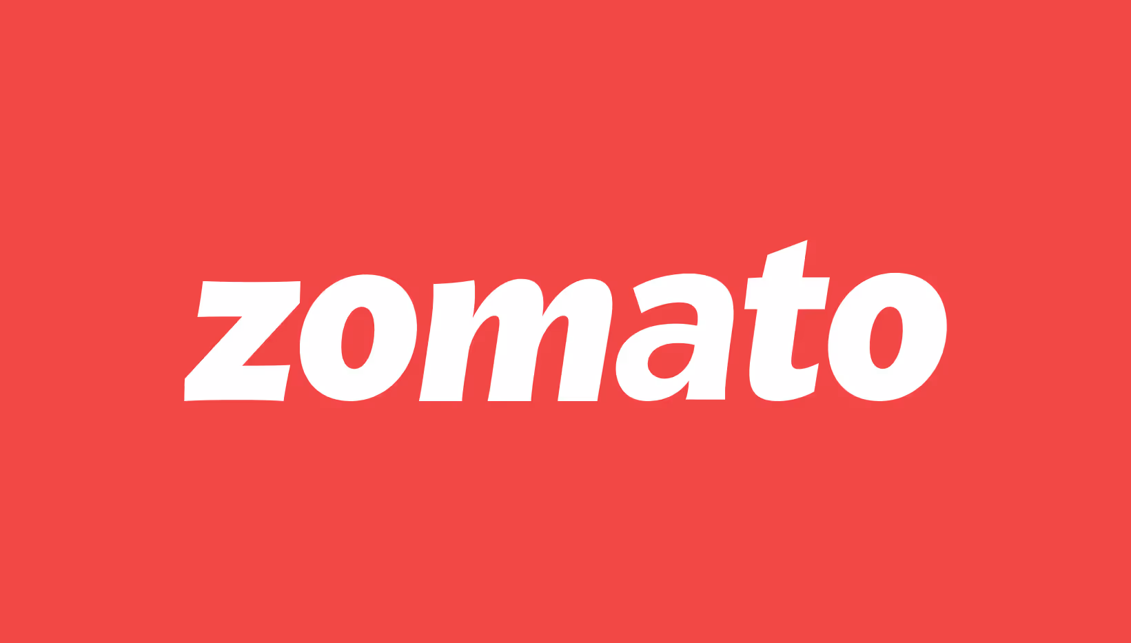 Zomato Logo with red background