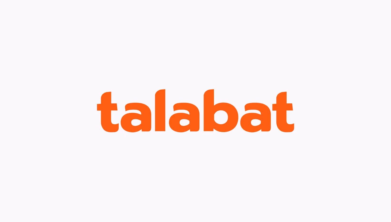 Talabat Logo with white background