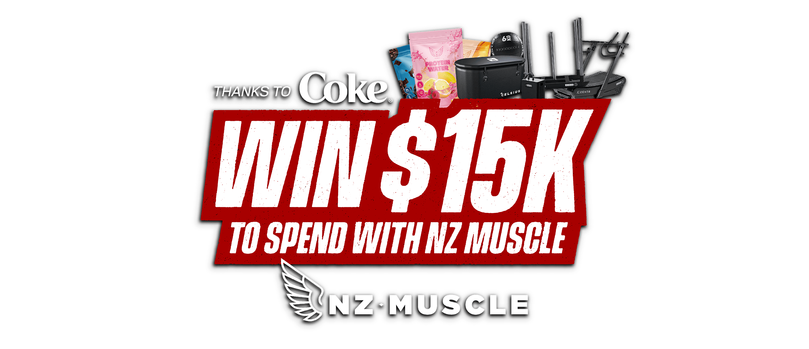 A cash prize anouncement of $15k.