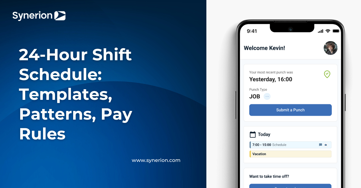 24-Hour Shift Schedule: Templates, Patterns, Pay Rules