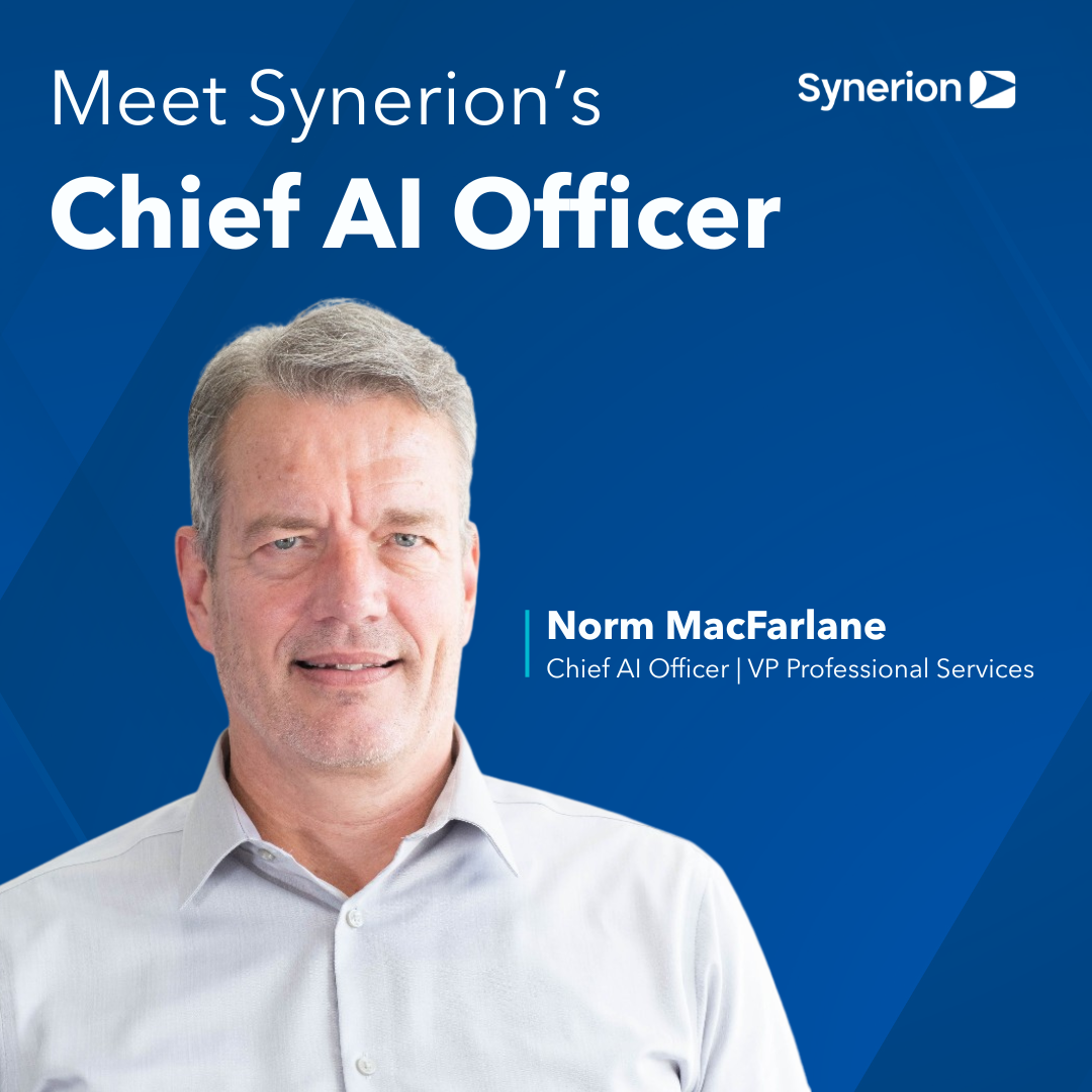 Norm MacFarlane as Synerion's Newest Chief AI Officer