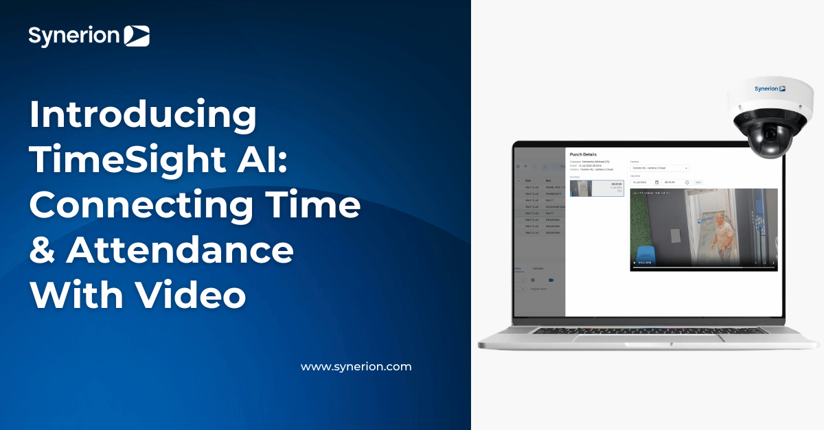 TimeSight AI: Time & Attendance Video Verification | Synerion 