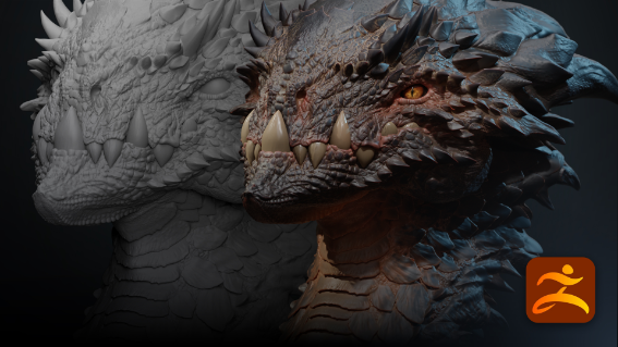 How We Made This Dragon in ZBrush and Marmoset Toolbag 5, From Start to Finish
