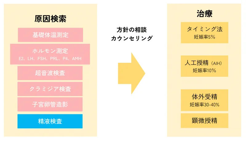 治療方針の決定のステップ