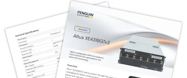 The Penguin Solutions® Altus® XE4318GTv2 server