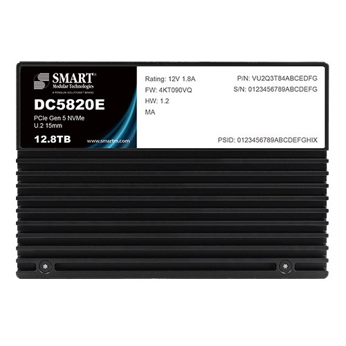 DC5820E | PCIe NVMe | U.2 SSD product image