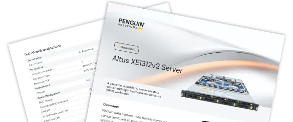 The Penguin Solutions® Altus® XE1312v2 server
