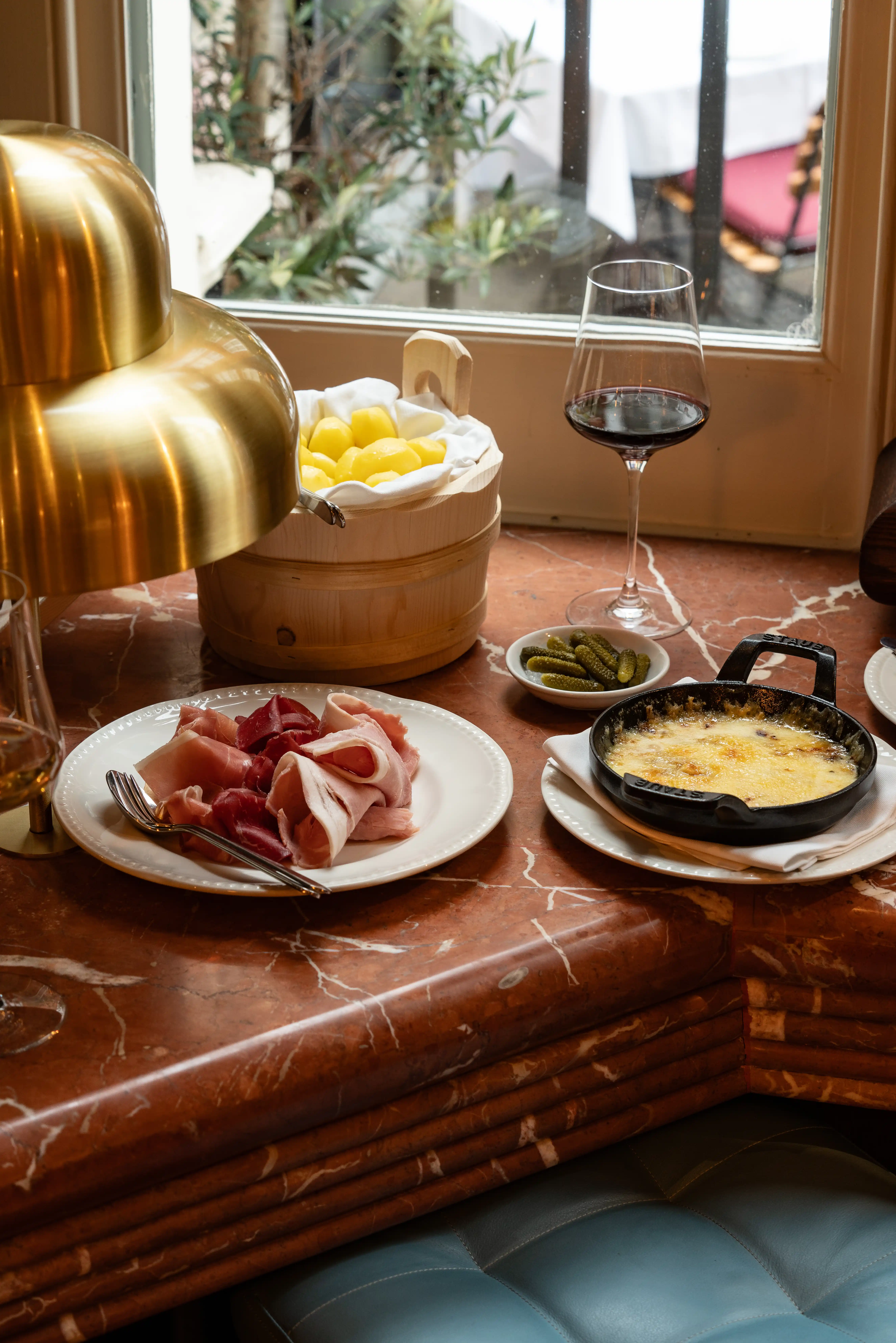 La grande raclette Henri restaurant Covent Garden