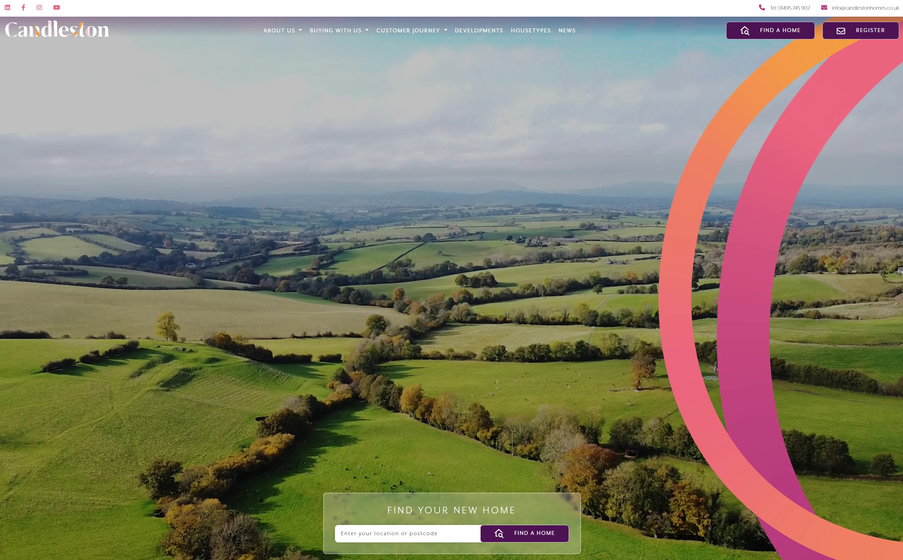 Candleston Homes Corporate Website