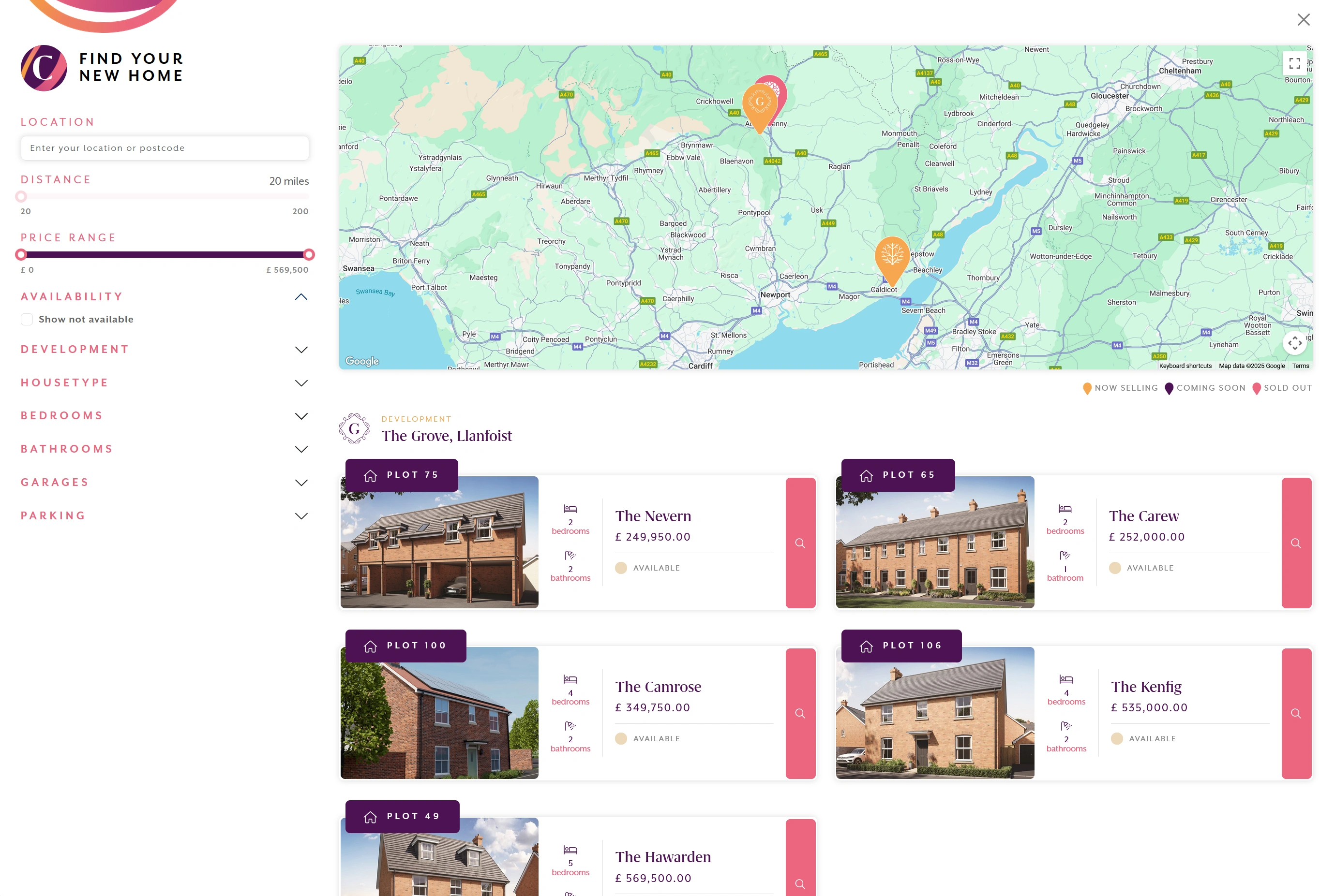 Candleston Homes Corporate Website