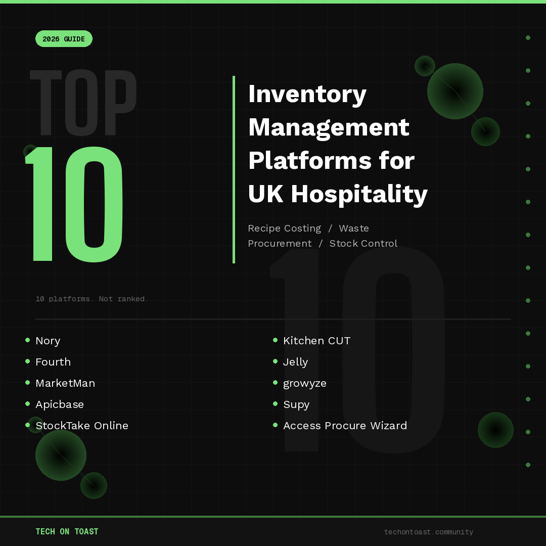 10 Inventory Management Platforms for UK Hospitality in 2026