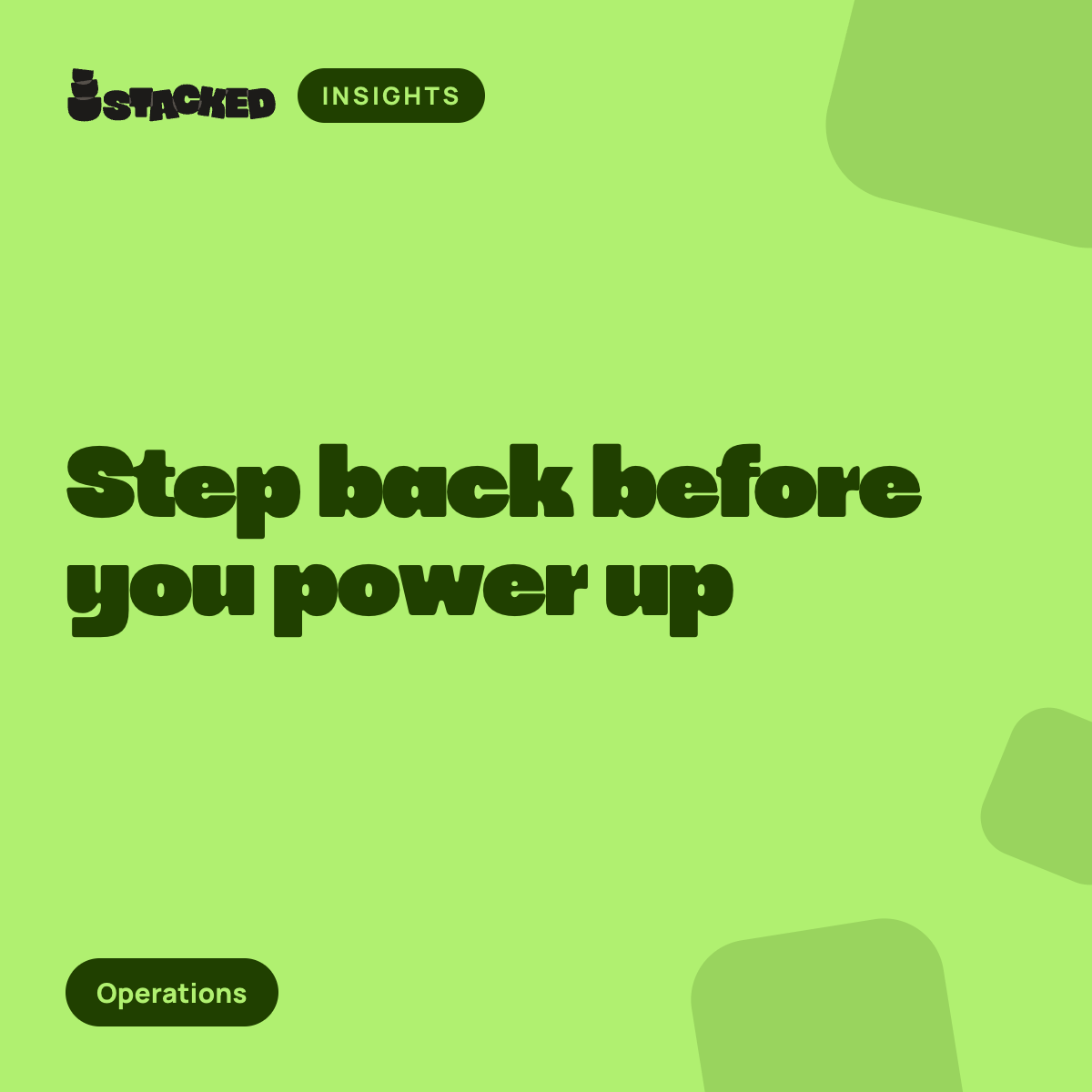 Installing Tech in Your Business? Step Back Before You Power Up