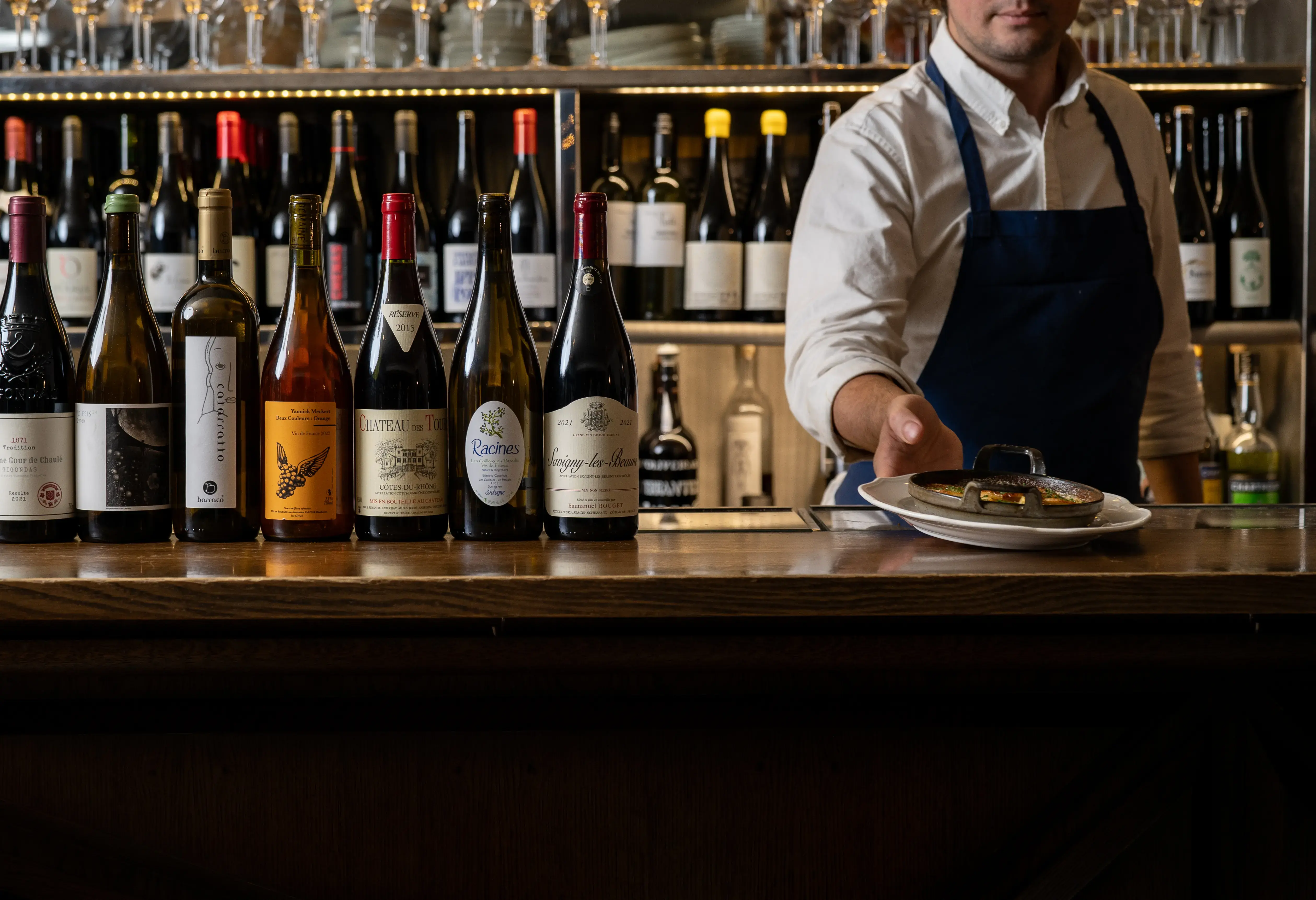 La compagnie Neal's yard Covent Garden wine bar excellent service